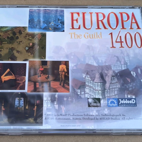 Europa 1400 The Guild (Jowood) PC CD-ROM like new