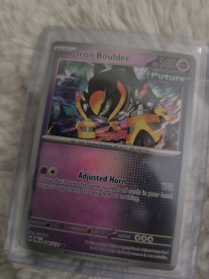 Iron Boulder Pokemon card new