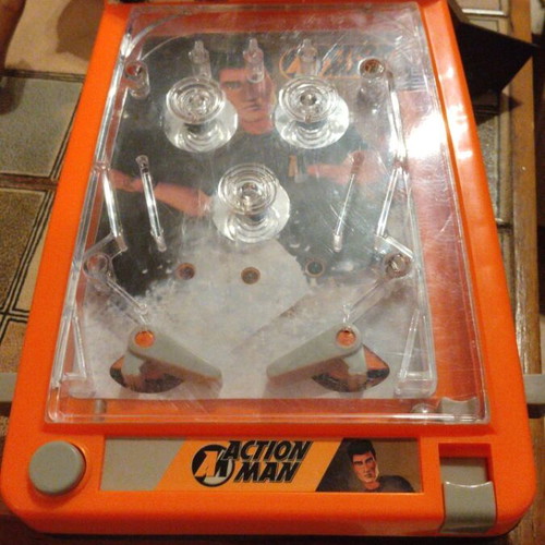 Action Man Pinball tabletop game like new, 1990s