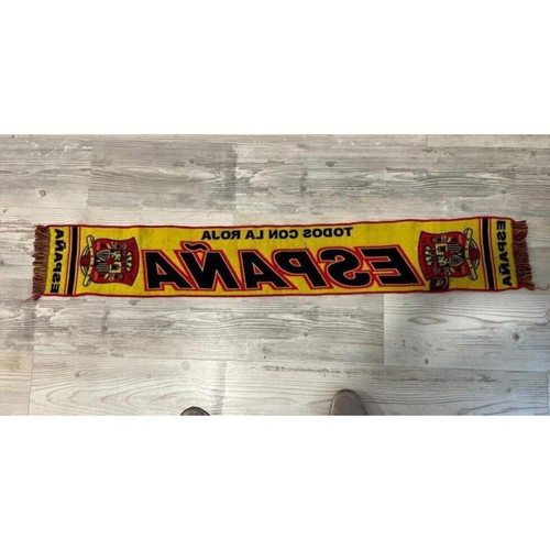 Espana RFEF Spain Football Soccer Scarf used, 100% acrylic