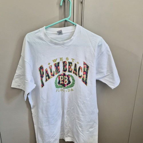 Vintage T-Shirt West Palm Beach Florida Fruit of the Loom used XL