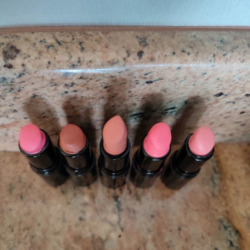 Farmasi matte lipstick used, pack of 5