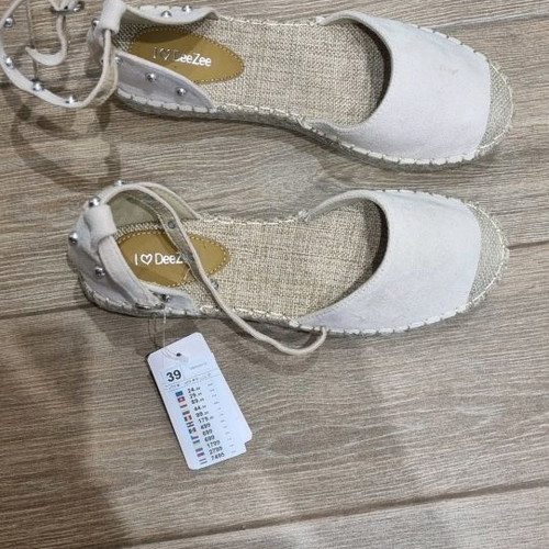 Espadrilles new summer shoes size 39