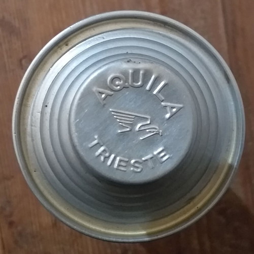 Aquiloil Aquila lubricant can used, aluminum 1 liter