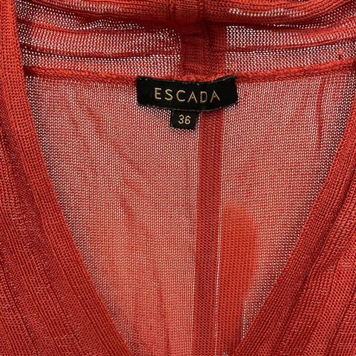 Escada top size 36 red like new
