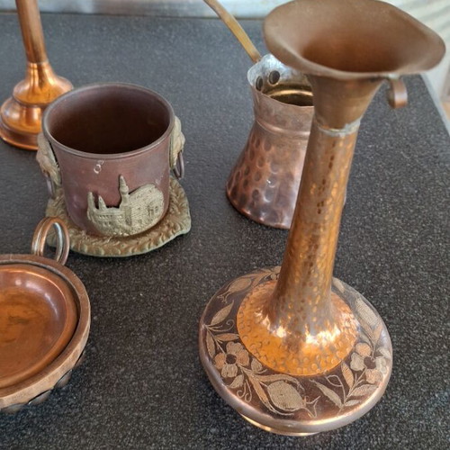 Brass decorative and functional briquas used, pack of 9 pieces