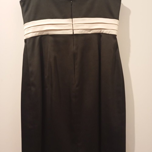 Satin pencil dress black by BCBG Maxazria like new