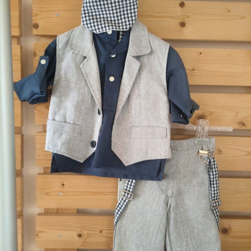 Baptism set with scarf new for baby up to one and a half years La Christine