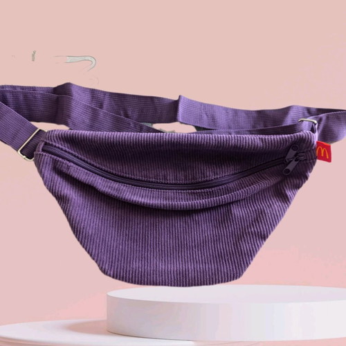 McDonald's Grimace Purple Belt Bag New