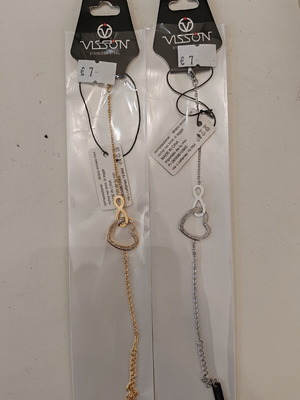 Stainless steel bracelets new, gold and silver colors