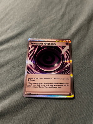 Telepathic Energy Pokemon Card holo new