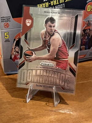 Sasha Vezenkov Dominance Prizm EuroLeague 2024/25 card like new