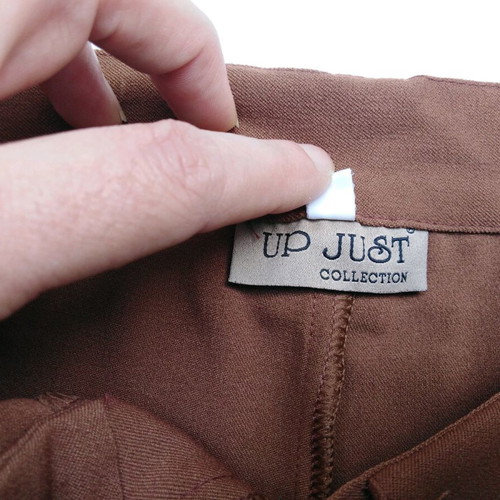 Women's fabric pants brown like new, size XXS