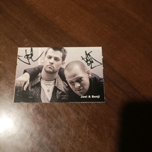 Joel & Benji autograph from Katerina magazine like new