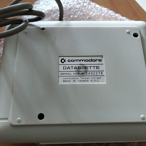 Commodore C64 Datassete used with belt replacement and cleaning