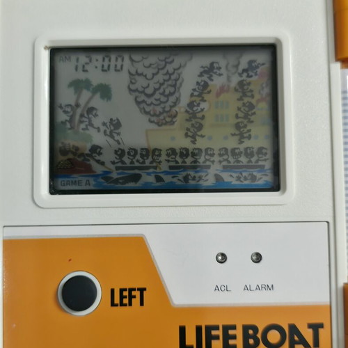 Nintendo Game and Watch Lifeboat handheld console