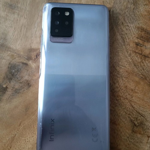 Infinix Note 10 Pro like new, purple, 256GB, Dual SIM, Android