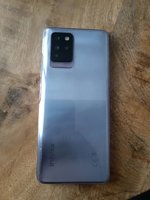 Infinix Note 10 Pro like new, purple, 256GB, Dual SIM, Android