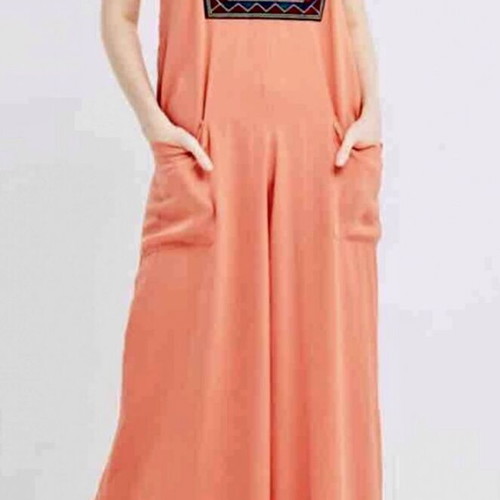 Alilia one-piece with woven bust, size Small
