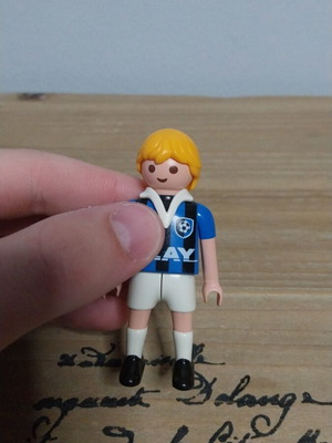 Playmobil figure used, soccer player