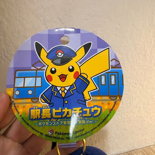 Pokemon Center Pikachu Tokyo Train Station plush