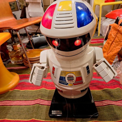 Vintage Emiglio RC Robot Toy 1990's Vision Giochi Preziosi fully functional