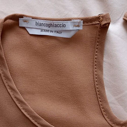 Bianco blouse brown size M like new
