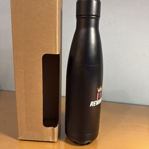 Thermos 500ml black matte graphic design new