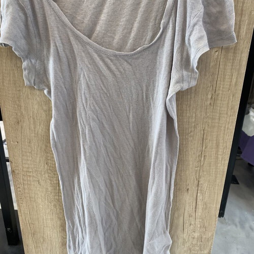 American Vintage organic cotton fitted grey T-shirt size M like new