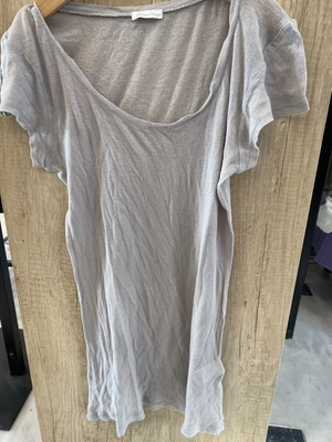 American Vintage organic cotton fitted grey T-shirt size M like new