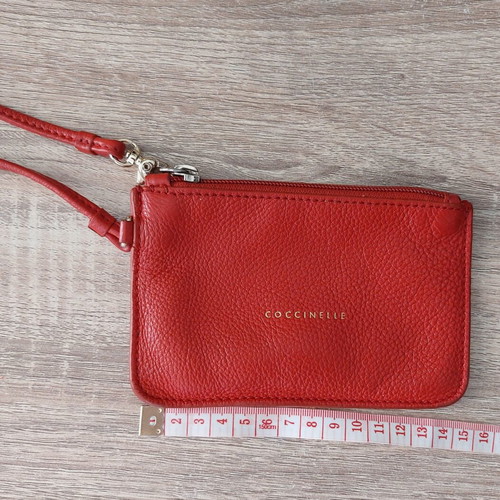 Coccinelle leather wallet, red