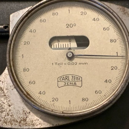 Carl Zeiss Germany measuring instrument used, old, needs service