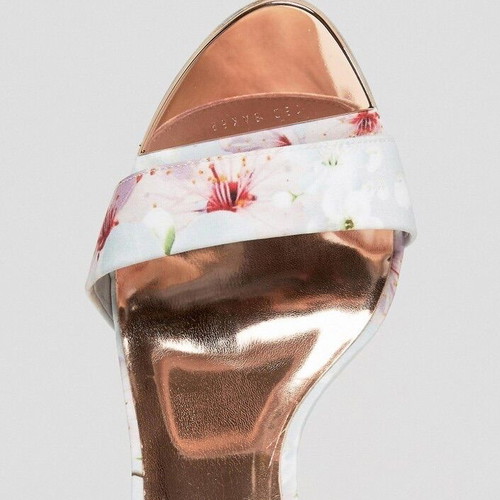 Ted Baker heeled sandals like new, size 37, blue and pink