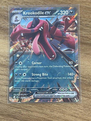 Krookodile ex Pokemon TCG card like new