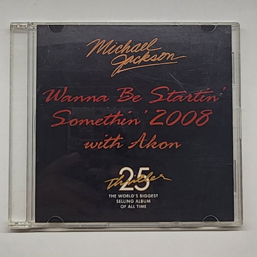 Michael Jackson Wanna Be Startin' Somethin' promo single CD remix