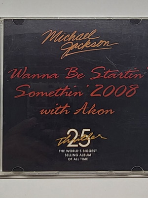 Michael Jackson Wanna Be Startin' Somethin' promo single CD remix