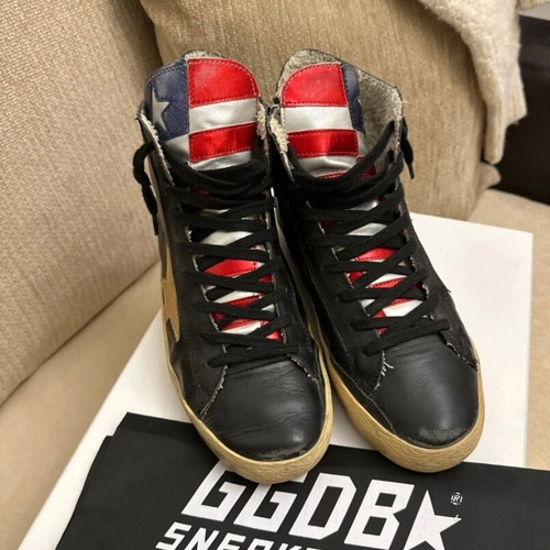 Golden Goose women's shoes with star design