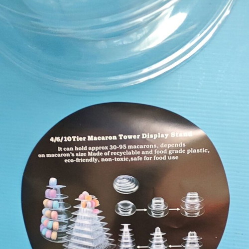 Clear 6-Tier Cake Stand New Plastic Dessert Display