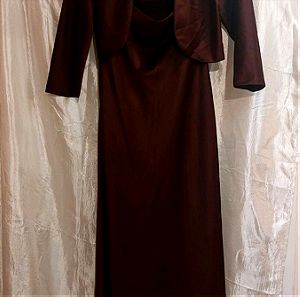 Φόρεμα σατέν με μπολερό ~ medium