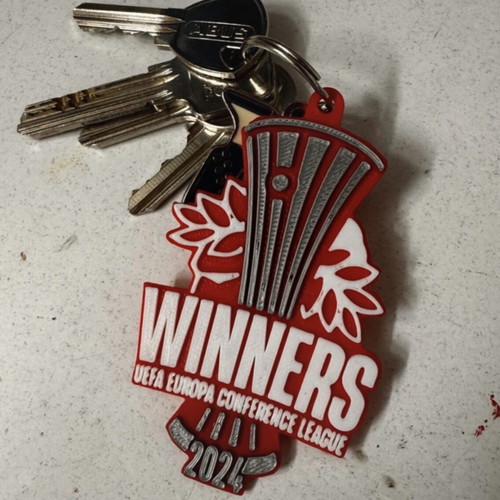 Winners Olympiakos keychain new, authentic