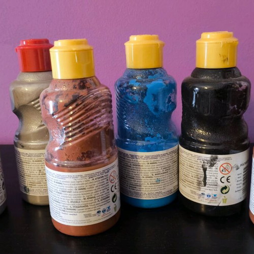 Liquid watercolors 6 used 250ml