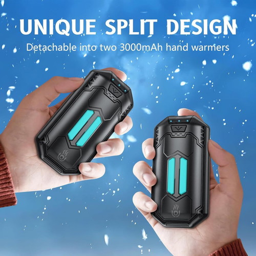 Portable electric hand warmer new with rechargeable battery
