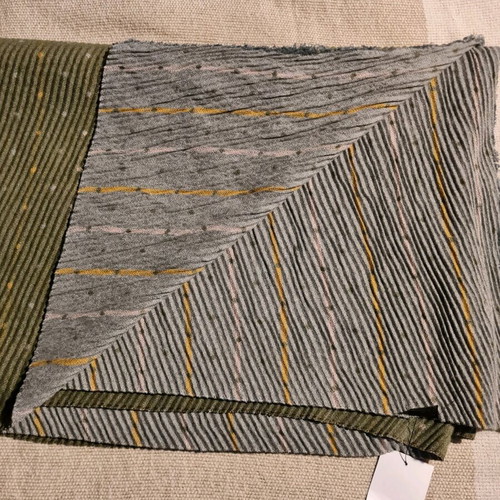 Doubleface pashmina new, multicolored with green