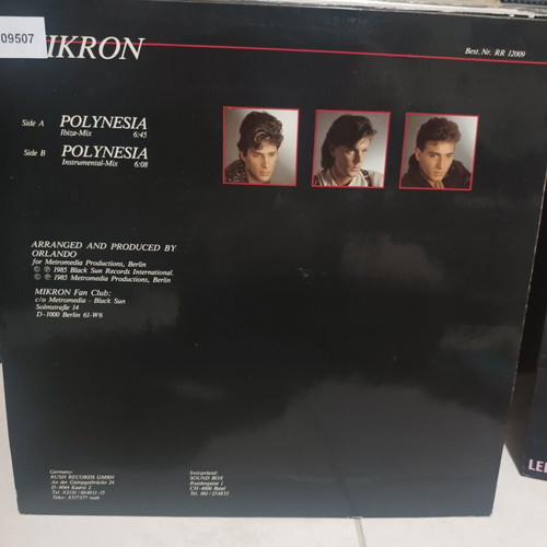 Mikron Polynesia 12" maxi single, electronic