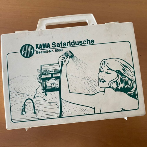 KAMA Safari shower vintage like new for camping