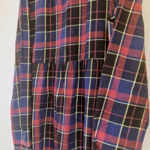 Shein plaid dress L like new, multicolored