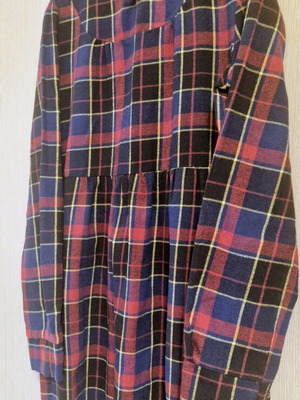 Shein plaid dress L like new, multicolored