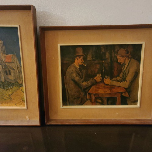 Van Gogh lithographs vintage set used
