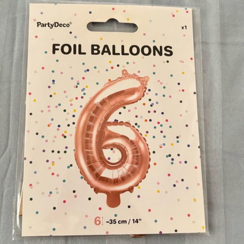Birthday number balloon new, approx. 35 cm