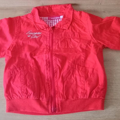 Energino thin windbreaker jacket 6-9 months 68cm like new